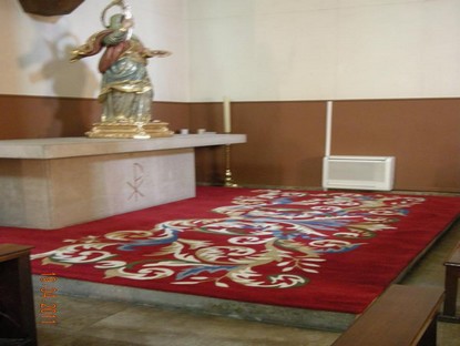 Trabajo hogaralfombra - Alfombras de confeccion (a medida) para la  parroquia nuestra señora del socorro